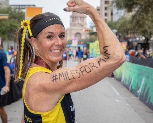 Runners create inspirational running stories when they run the Austin Marathon on behalf of a loved one!