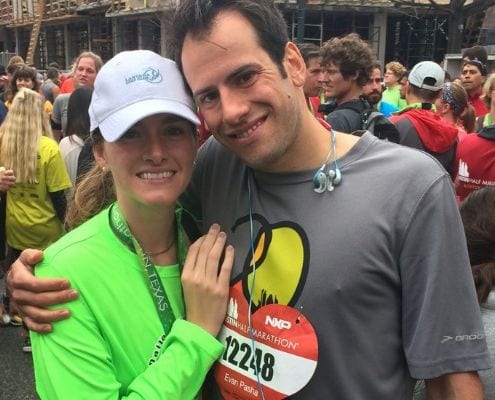 Kirsten met the love of her life on Valentine's Day at the Austin Half Marathon.