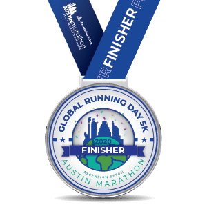 Virtual Race Medal - Global Running day Virtual 5K 