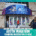Entrance to the Austin Marathon Health & Fitness Expo with a blue and purple sequin display, mascot, and banners. Text reads: "2026 Ascension Seton Austin Marathon Exhibitor Registration is Open. Austin Marathon Half Marathon & 5K
