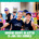 Two smiling runners at Austin group run