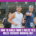 Two men are running outdoors in a race or group event, both smiling at the camera. The text reads, "How to increase mileage from 3 miles to 6 miles and build running endurance without burning out. Austin Marathon Half Marathon & 5K