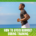 A man in athletic clothing jogs outdoors near the ocean under a clear sky. The image is framed in green, with the text "Burnout Prevention: How to Avoid Burnout During Training" at the bottom. Austin Marathon Half Marathon & 5K
