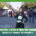 A woman wearing a race bib stands in the street, smiling and holding a medal after completing her Marathon Training. Text reads: “Your first 4 weeks of marathon training: Exactly what to expect.” People and trees are visible in the background. Austin Marathon Half Marathon & 5K